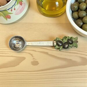 Vintage Boston Warehouse Olive Scoop Spoon - 6.25" Long